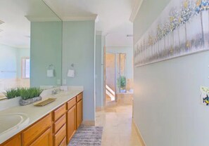 Third Floor - Master Bathroom with extra Laundry room on the back