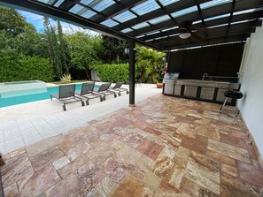 Covered Grill Area