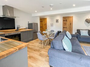 Open plan living space | The Willows - Hambledon Cottage Holidays, Child Okeford, near Blandford Forum