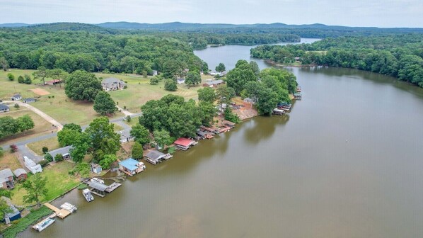 View of lake from our cove