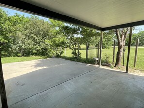 Covered patio