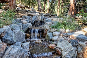 There's something so special about the sounds of this stream in your backyard.