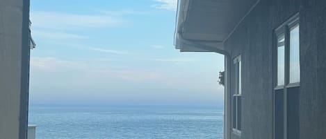 Vue sur la plage ou l’océan