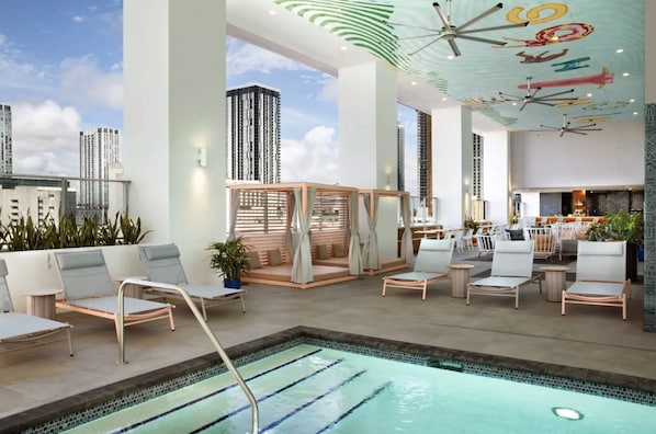 Pool and Cabanas