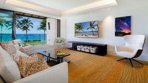 Enjoy movie night on the Large UltraHD TV