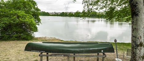 calm water to enjoy the canoe