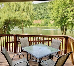 Back porch/deck river view 