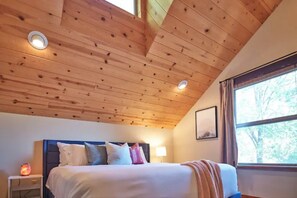 Bedroom #2 has a cal king bed on the third floor