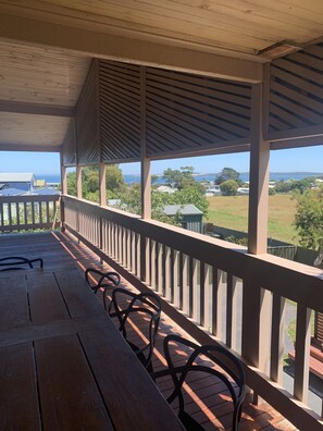 Water views from balcony 