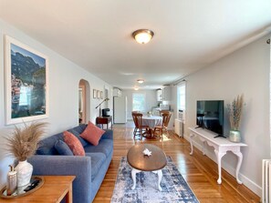 Open living space with Smart TV
