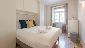 Double bedroom with heating system #cozy #heating