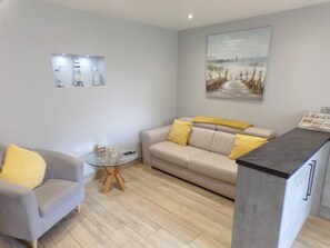 Living area and sofabed