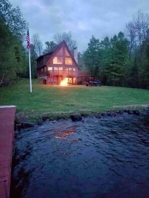 View from the private dock.