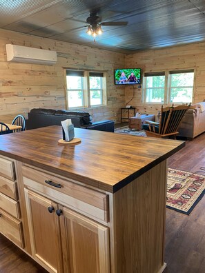 View from Kitchen to Living Area