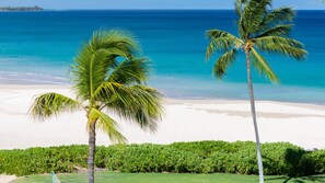 Swim in the warm aquamarine waters