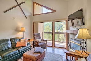 Living Room | Full Sleeper Sofa | Free WiFi | Fireplace