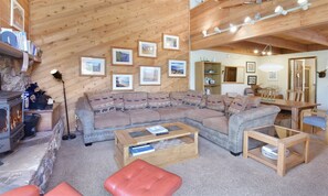 Comfortable Open Floor Plan Living Area