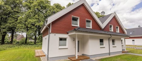 Außenansicht vom Ferienhaus Luv