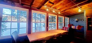 Enclosed porch for primary dining