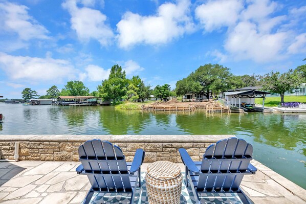 Soak in the views of this quiet cove!