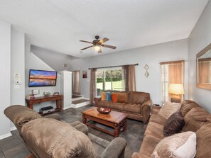 Living room with extremely comfortable recliners 