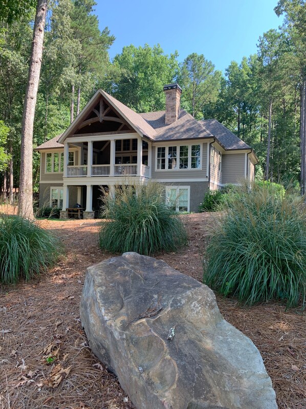 New home on Large lake lot in The Landing at Reynolds