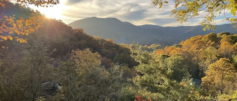 Sunset from the deck