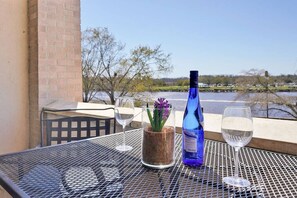 Soak in the views on your private balcony.