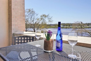 Soak in the views on your private balcony.