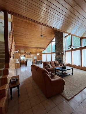 View from the side door.