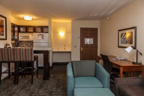 Enjoy the warm and cozy decor.