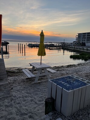 Sandy beach area on the Bay!