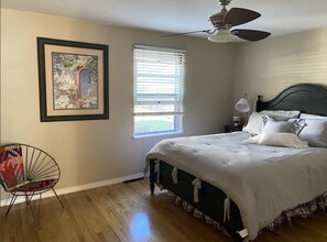 Bedroom with queen bed