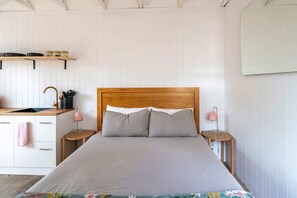 Block out blinds on both bedroom windows to help with a great sleep!