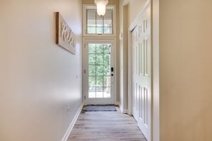 Our bright, sunny entry way makes you feel at home from the moment you arrive!