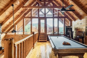 Loft with large windows and amazing views