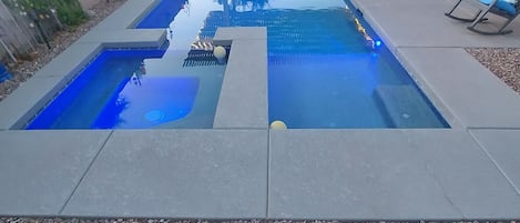 Owner's pool on premises 