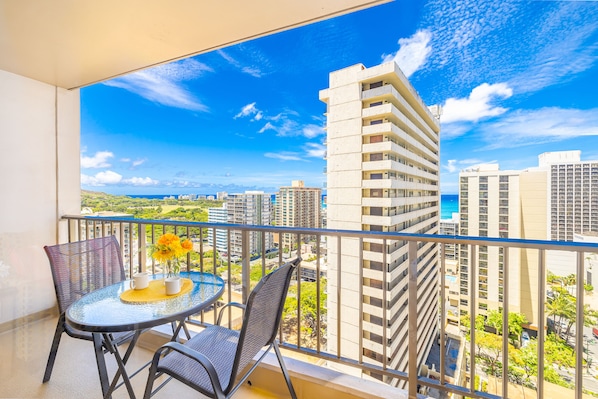 Have your morning coffee outside on the balcony appreciating spectacular view