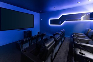 Private Theater w/ Recliners for Adults & Children