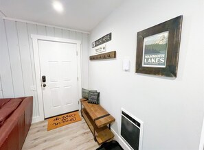 Seasons 4 140: Front Door, bench, coat hooks