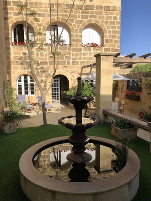 Courtyard and fountain