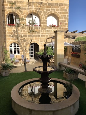 Courtyard and fountain