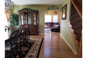 Formal dining area