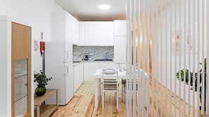 Overview of kitchenette and dining area #lovely