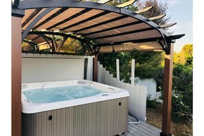 A totally private Spas hot tub
