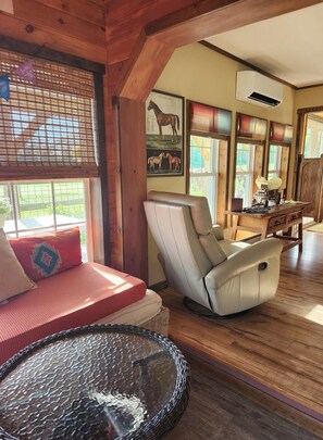 Living area with an AC System