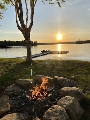 Watch Sunset by the Fire pit