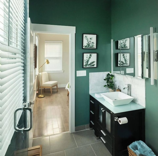Master bathroom vanity