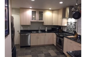 Remodeled kitchen