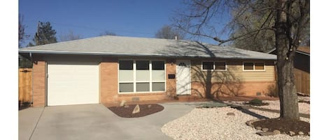 Front yard and front of the house